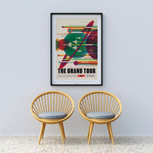 The Grand Tour vintage-style travel poster